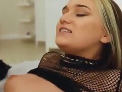 Curvy old sister blows her brothers dick